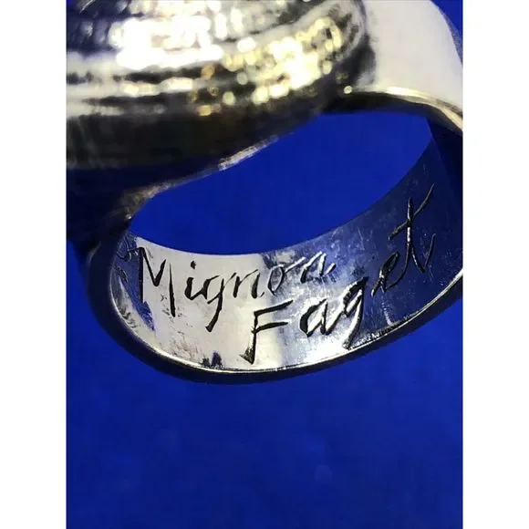 Mignon Faget 925 Sterling Silver Sea Collection Moon Snail Statement Ring - Picture 7 of 12